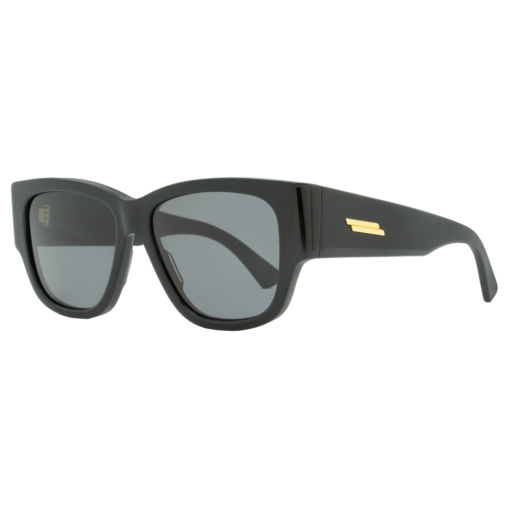 Bottega Veneta Rectangular Sunglasses BV1026S 001 Black 55mm 1026
